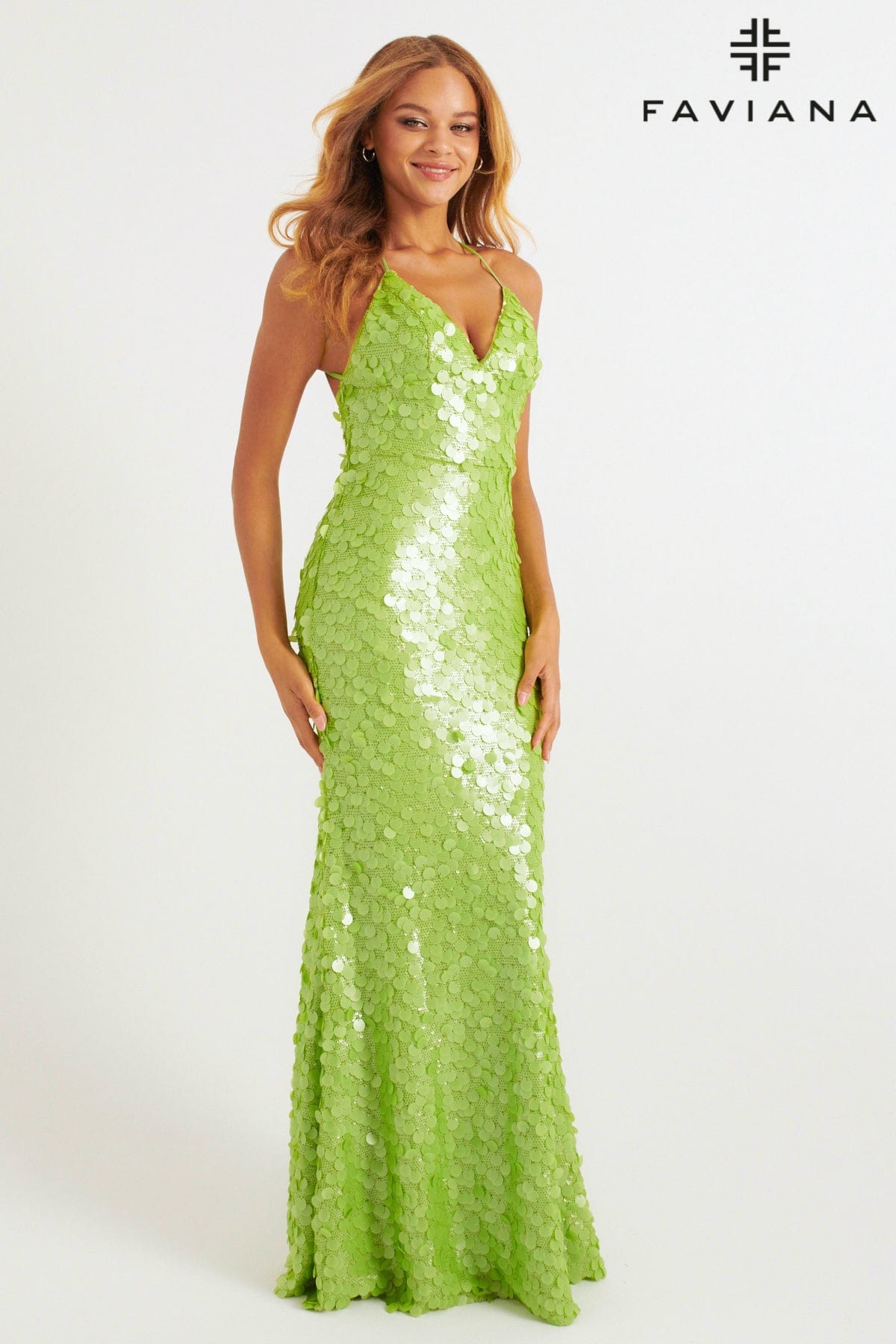 Paillette Sequin V-Neck Maxi Dress | 11257 Paillette Sequin V-Neck Maxi Dress | 11257