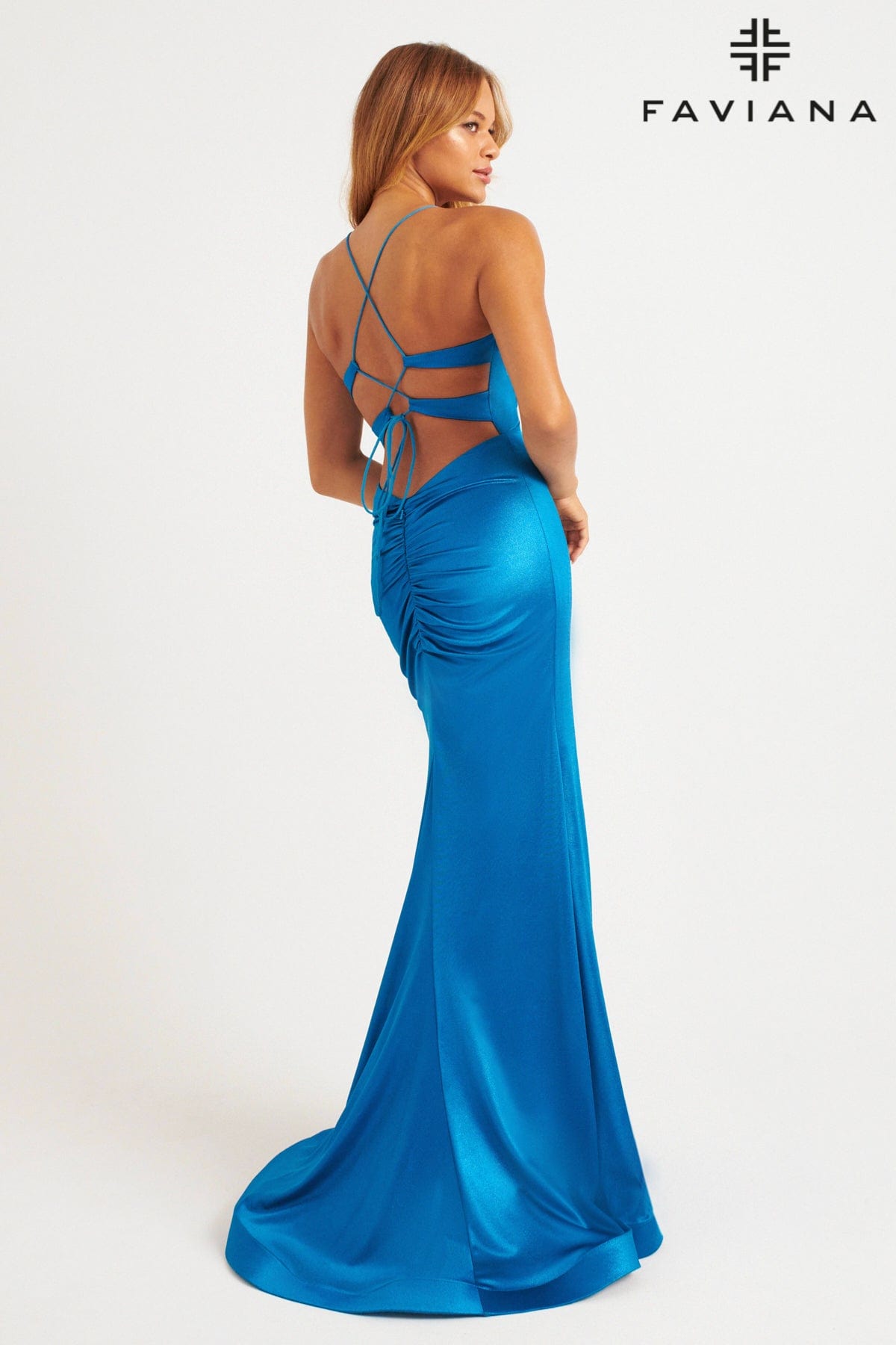 ruched bum dress Brooke Ruched Wedding Dress