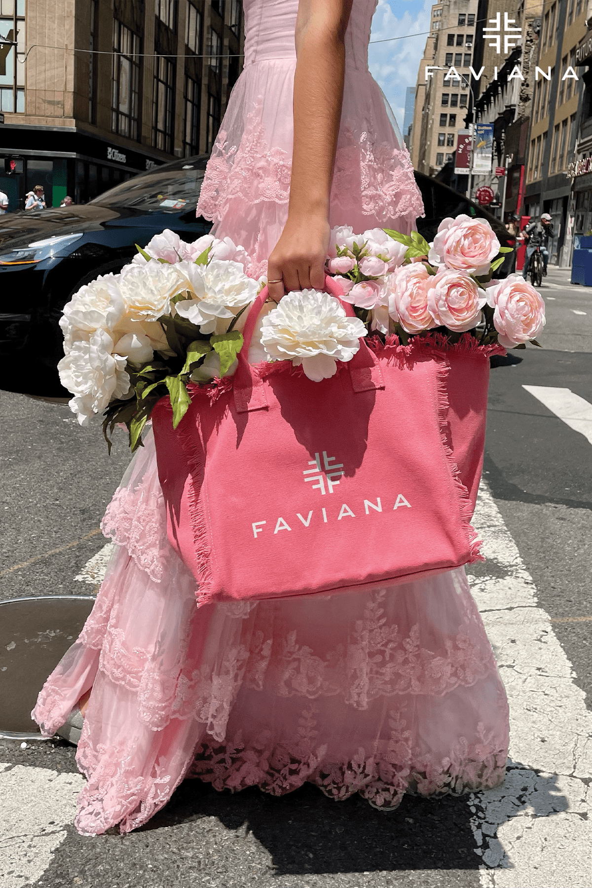 Faviana Canvas Tote Bag Faviana Canvas Tote Bag