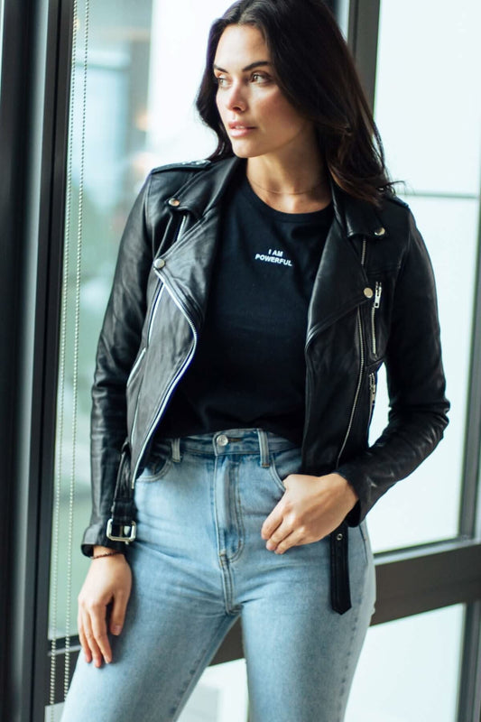 Embroidered I Am Powerful Tee Embroidered I Am Powerful Tee