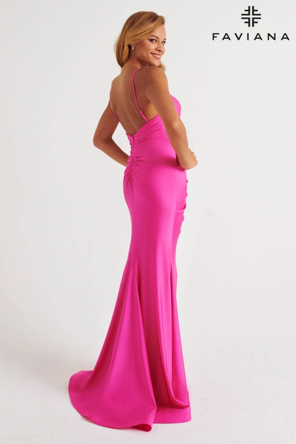 bubble gum prom dress Clarisse 810487 Bubblegum Pink Prom Dress