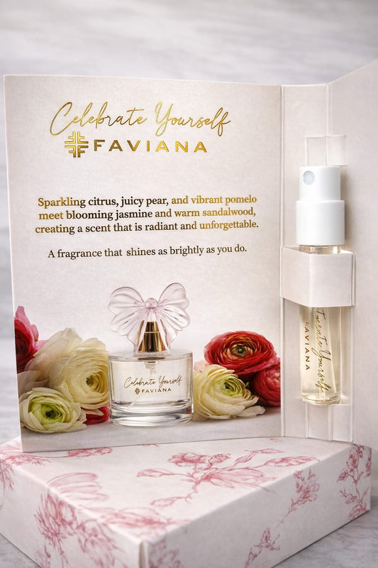 Celebrate Yourself Sample | Faviana Fragrance