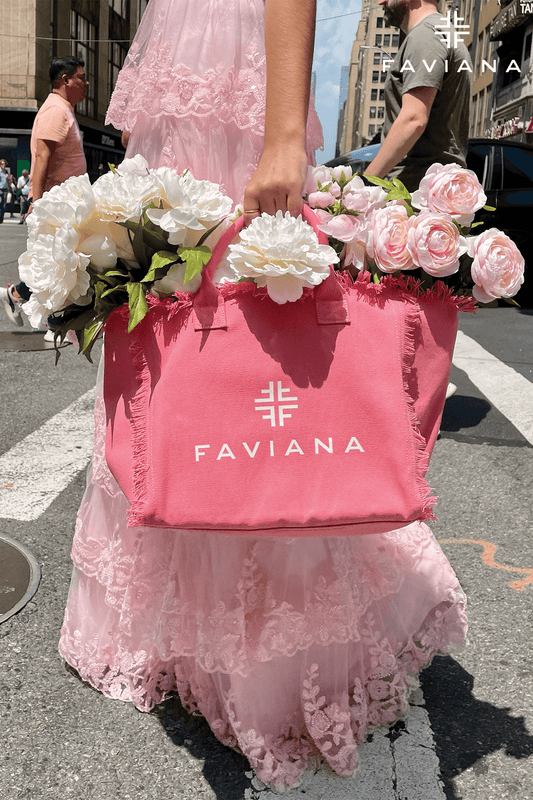 Faviana Canvas Tote Bag Faviana Canvas Tote Bag