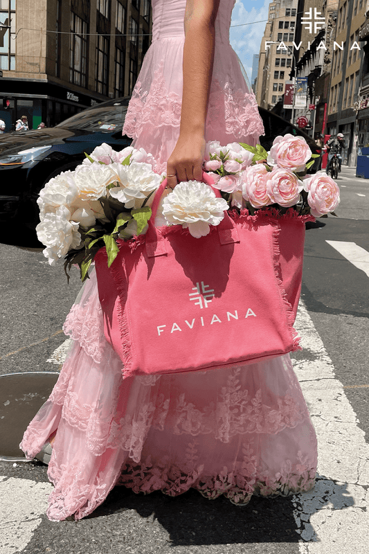 Faviana Canvas Tote Bag Faviana Canvas Tote Bag