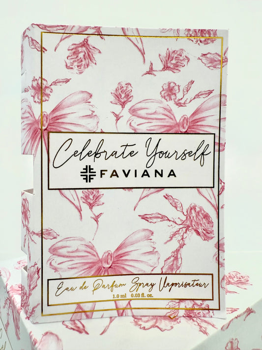 Celebrate Yourself Sample | Faviana Fragrance Celebrate Yourself Sample | Faviana Fragrance