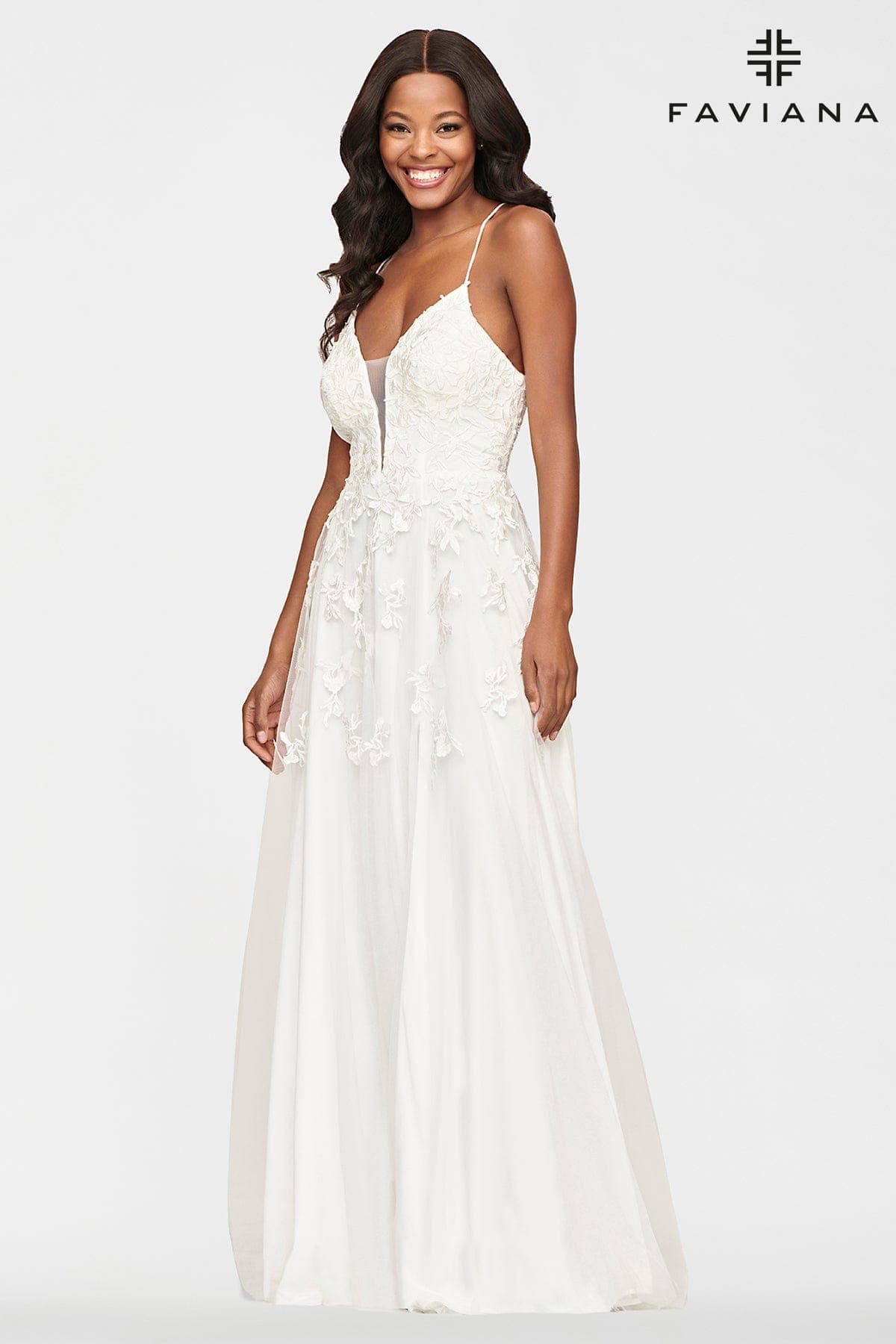 Spaghetti Straps Pearl White Prom Dresses Sparkly Sheath Formal Dress –  SheerGirl