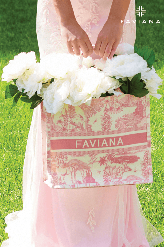 Faviana Motif Tote Bag Faviana Motif Tote Bag