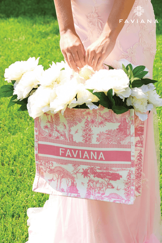 Faviana Motif Tote Bag Faviana Motif Tote Bag
