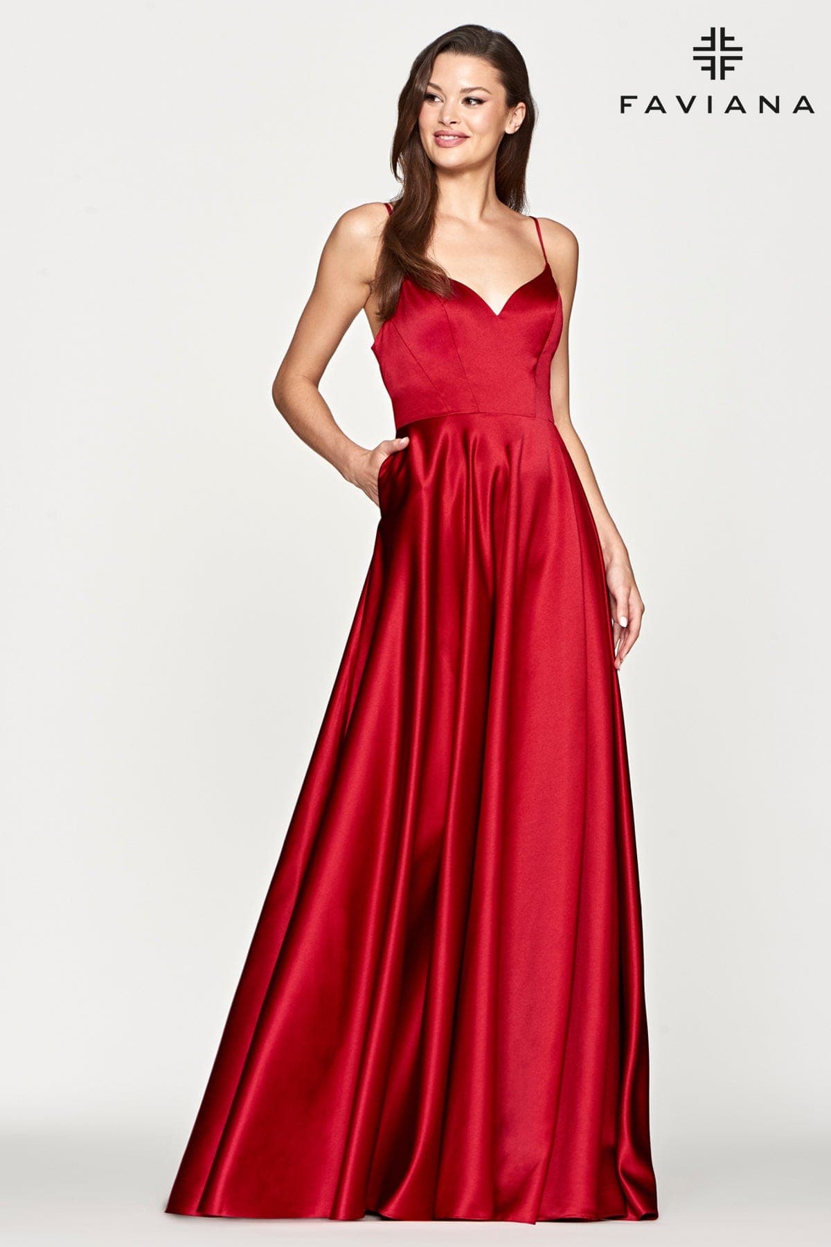 Flowy Sweetheart Neckline Long Dress With Lace Up Bodice